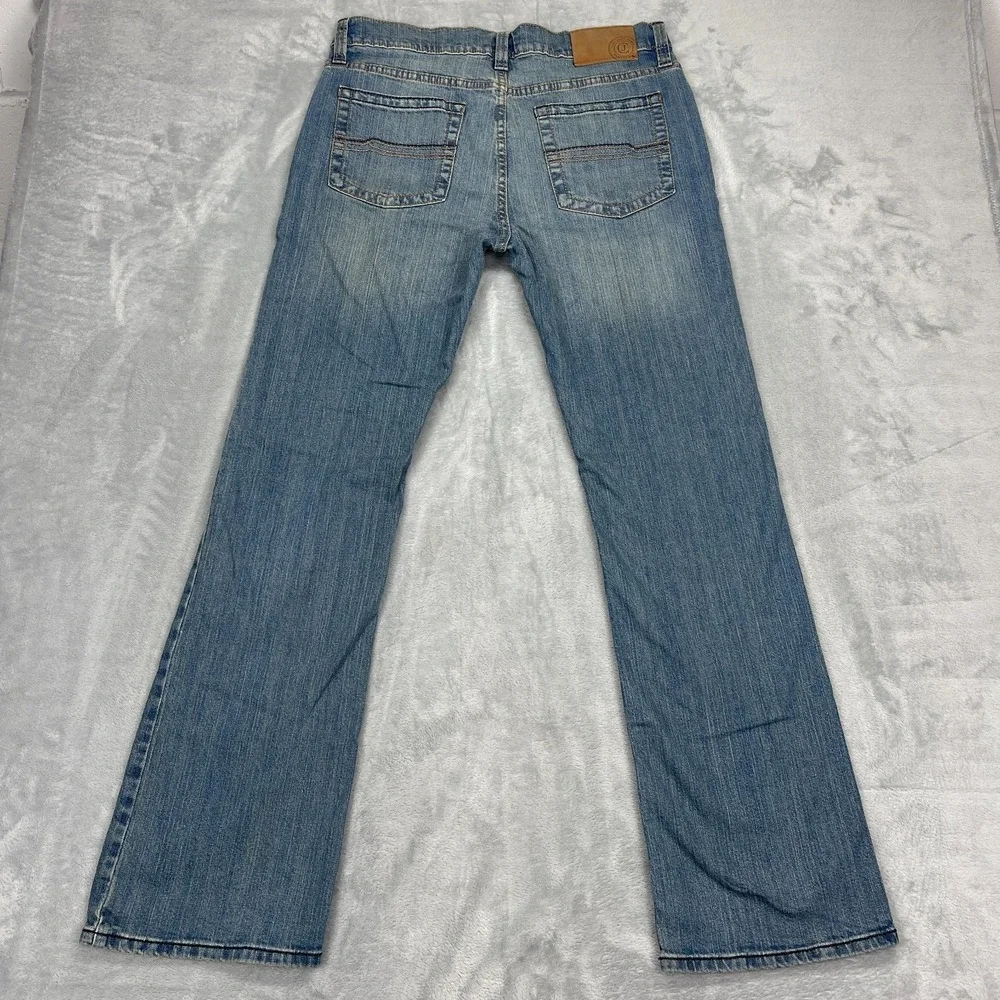 Cody James Jeans Mens 33/34 Blue Denim Medium Wash Slim Fit Bootcut Leg Wyatt